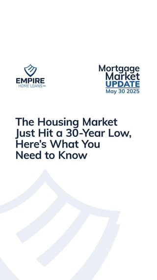 The Housing Market Just Hit a 30-Year Low — Here’s What You Need to Know